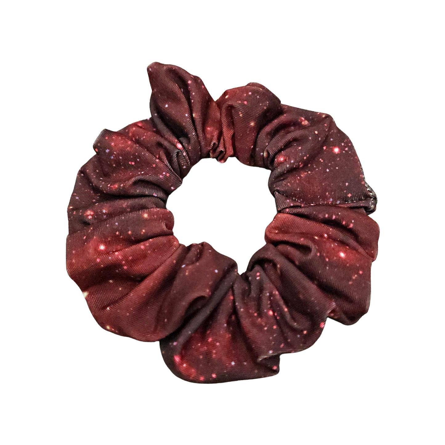 Burgundy Galaxy Scrunchie