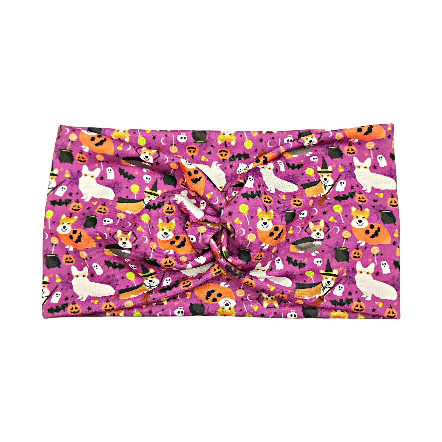 Halloween Corgi Dog Print Hair Ties