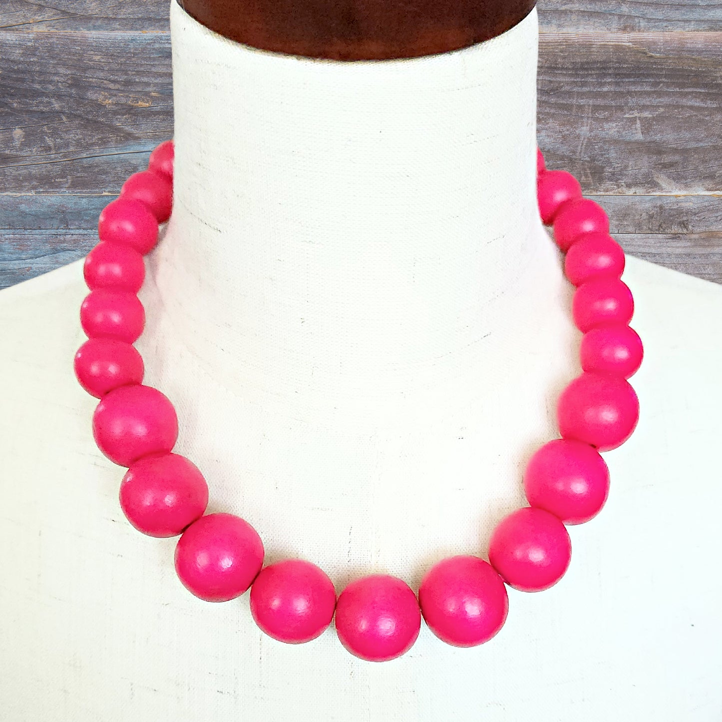 Wooden Bead Necklace