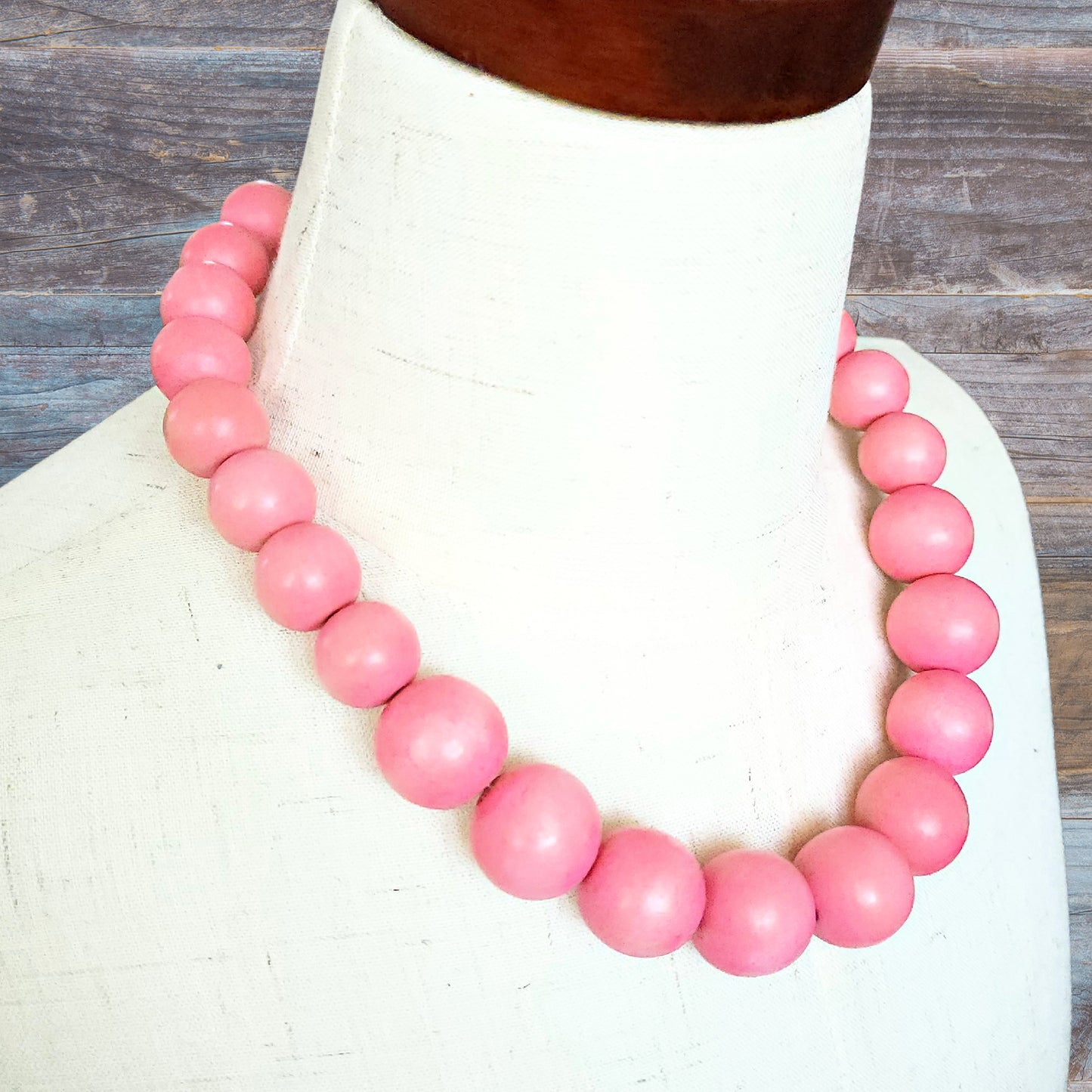 Wooden Bead Necklace