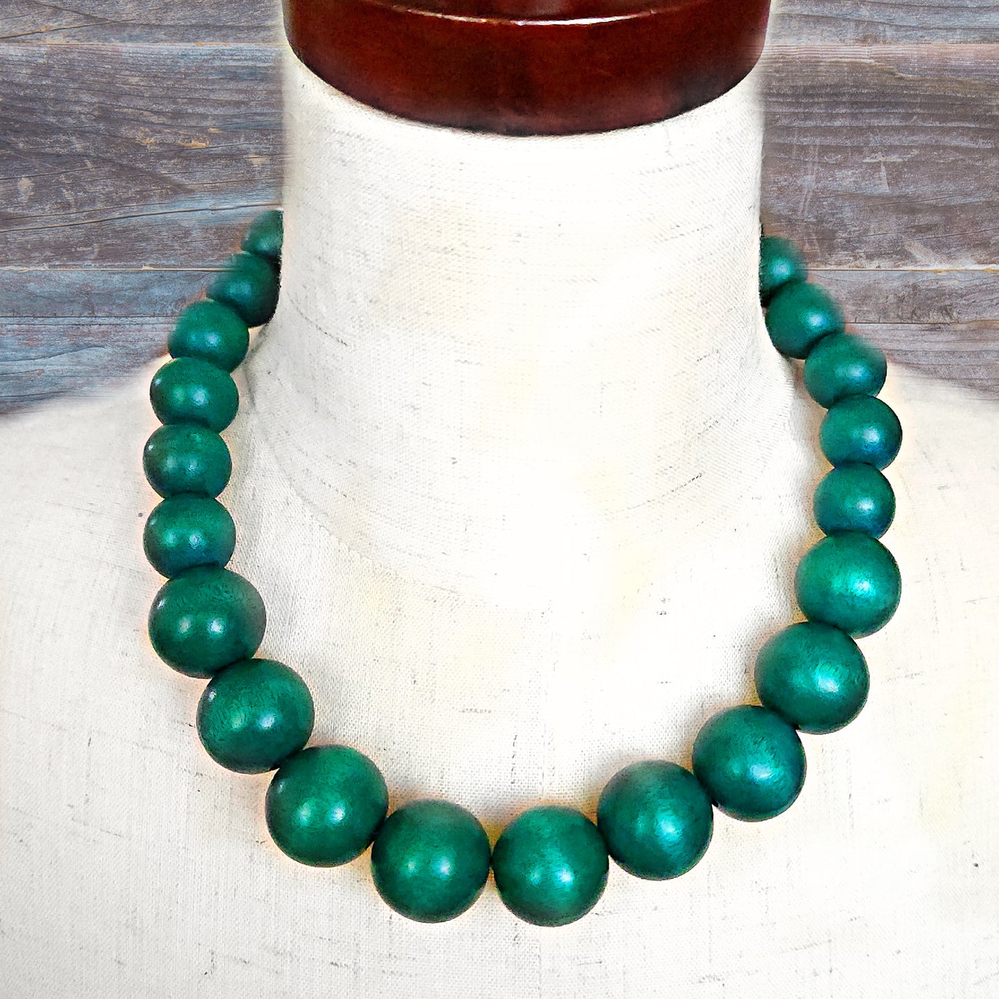 Wooden Bead Necklace