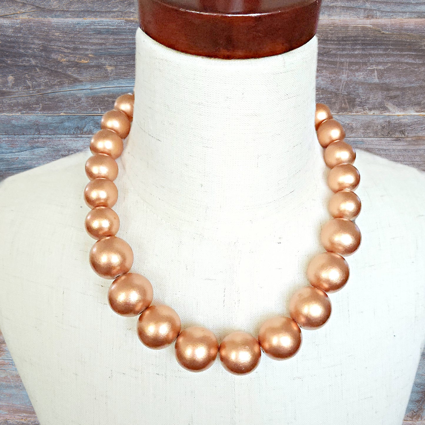 Wooden Bead Necklace
