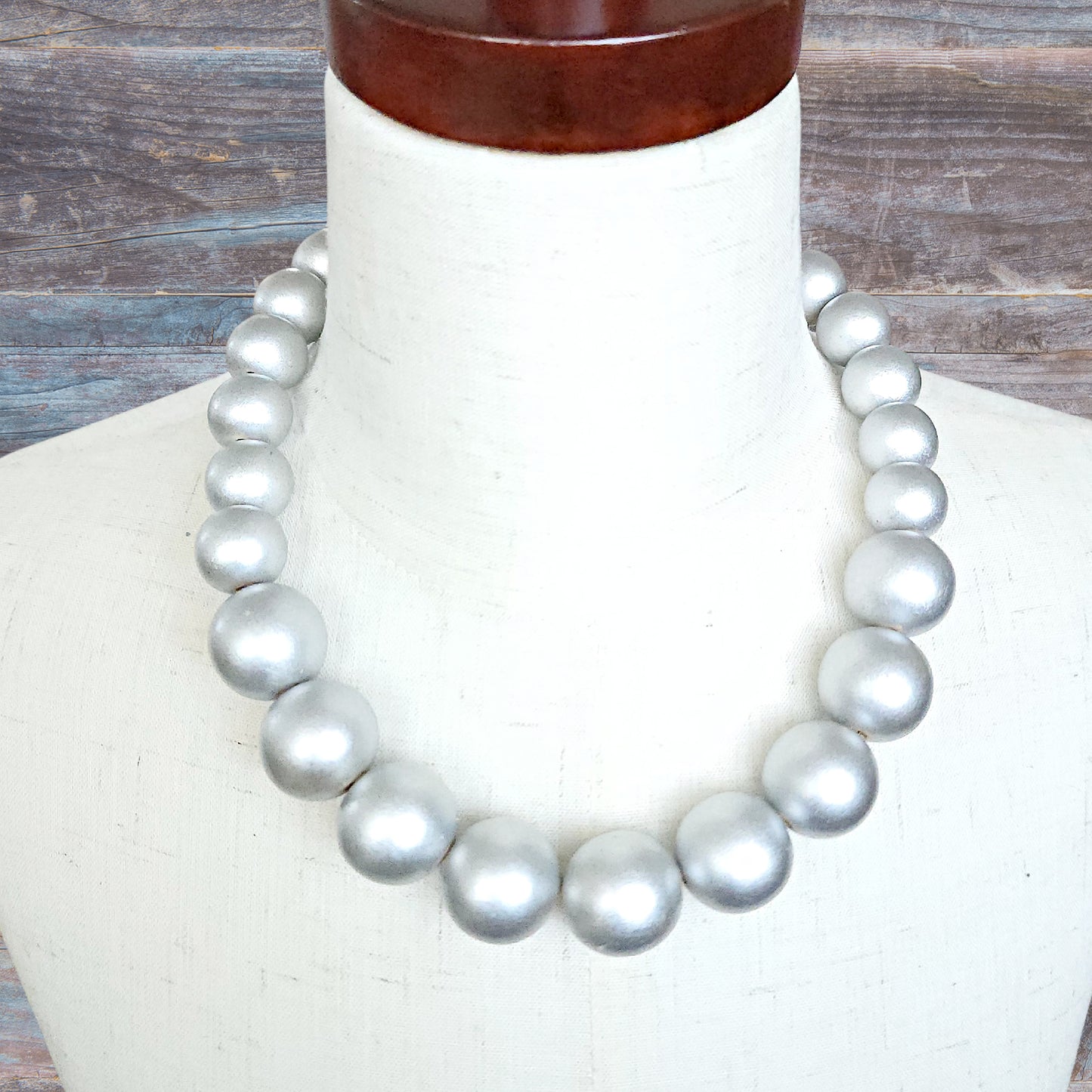 Wooden Bead Necklace