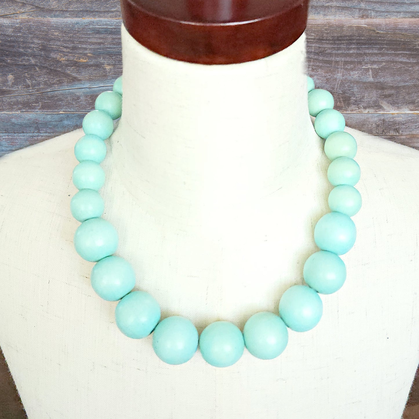 Wooden Bead Necklace