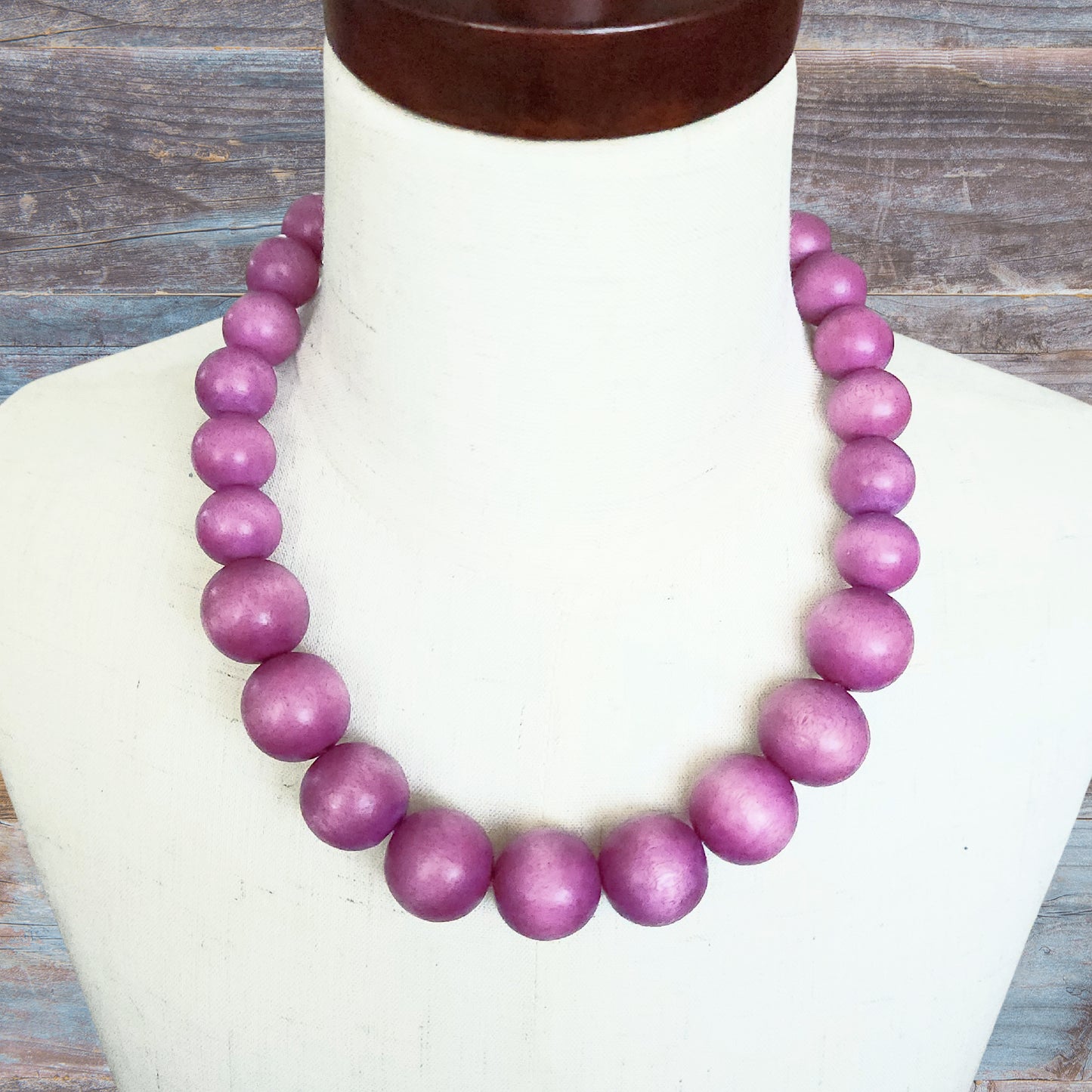 Wooden Bead Necklace