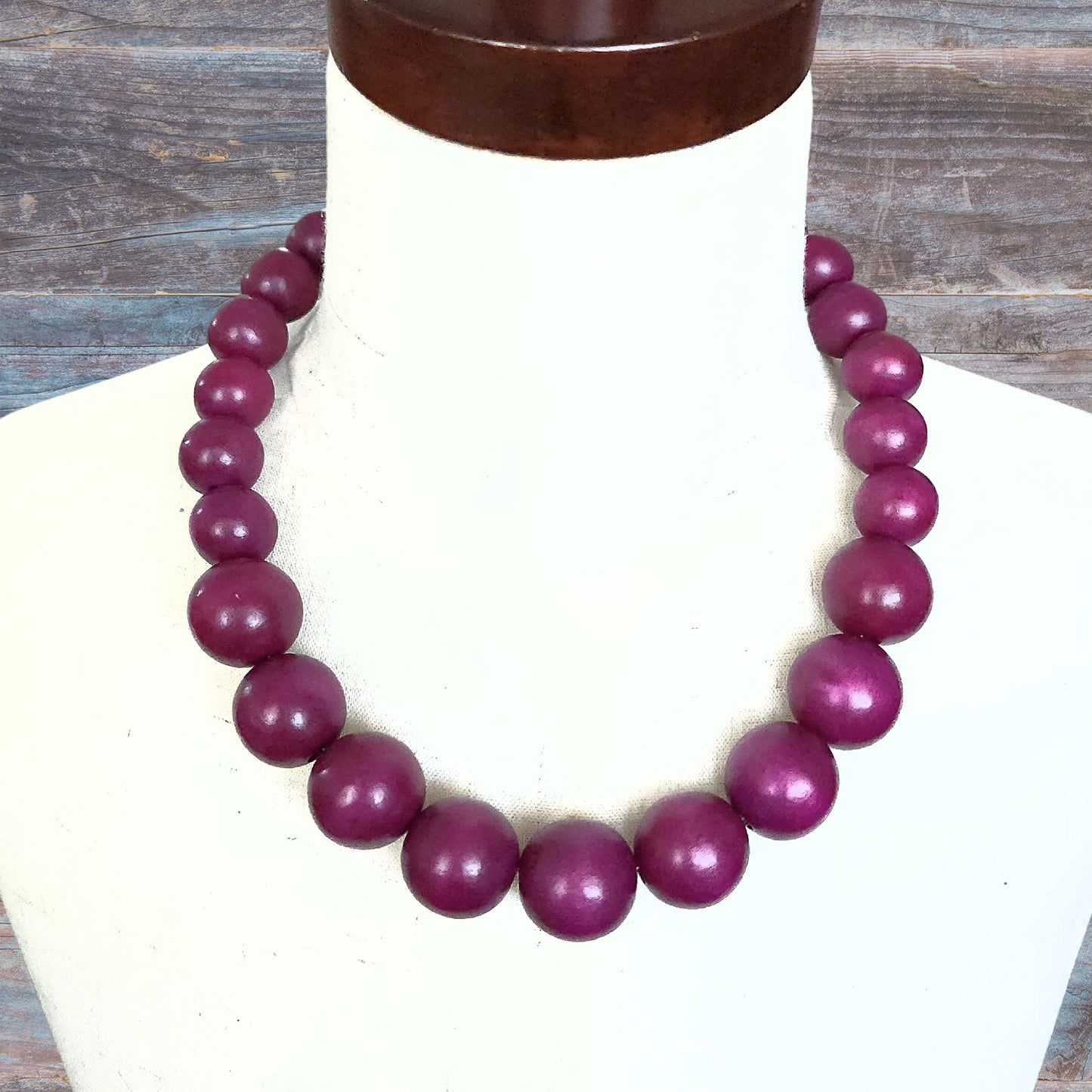 Wooden Bead Necklace