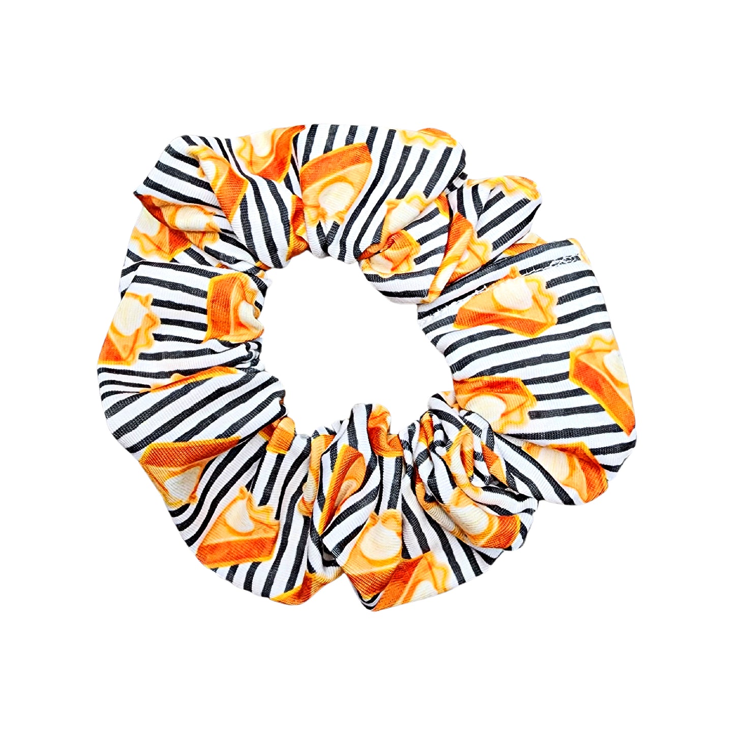 Pumpkin Pie Slice Scrunchie