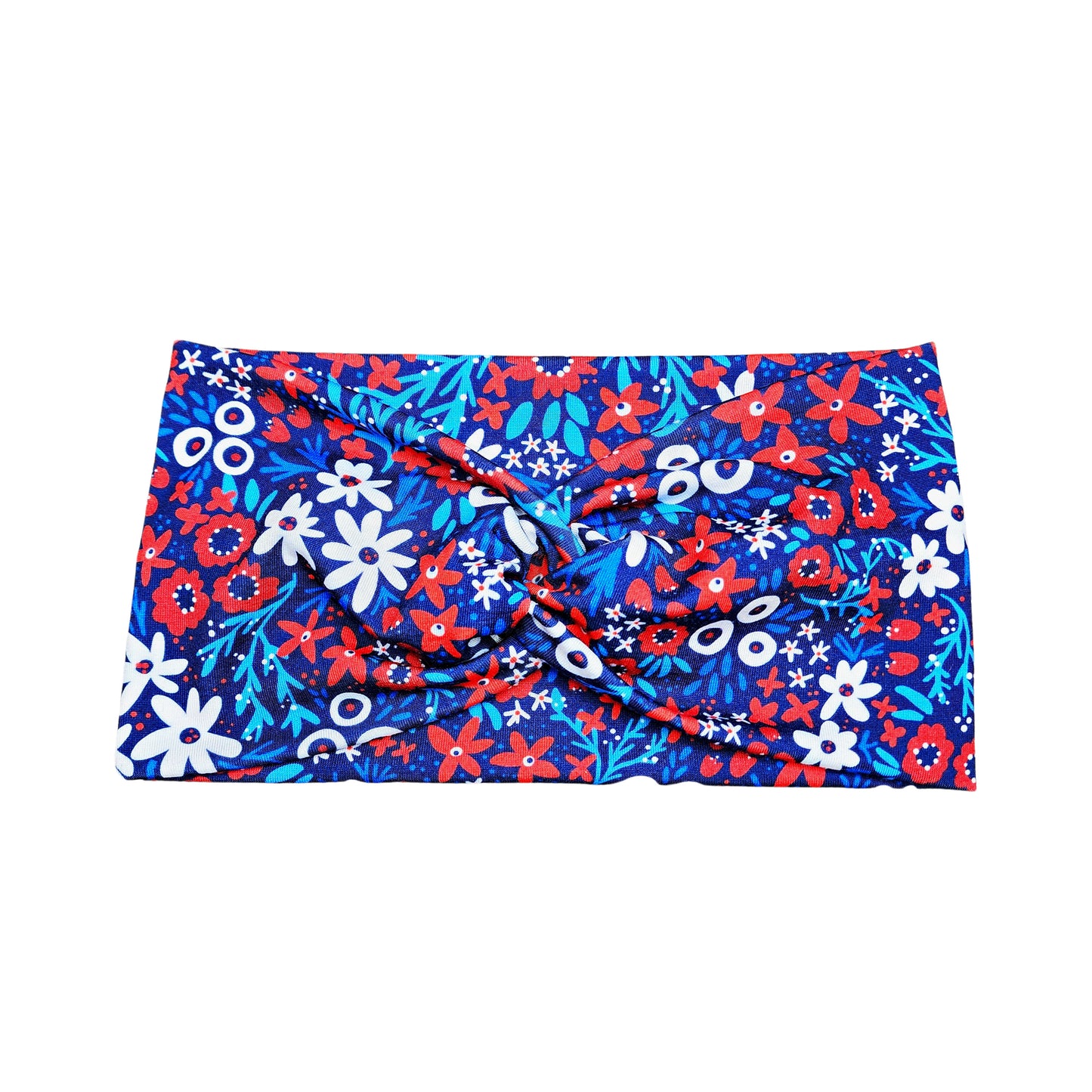 Wide 4th of July Stretchy Headbands