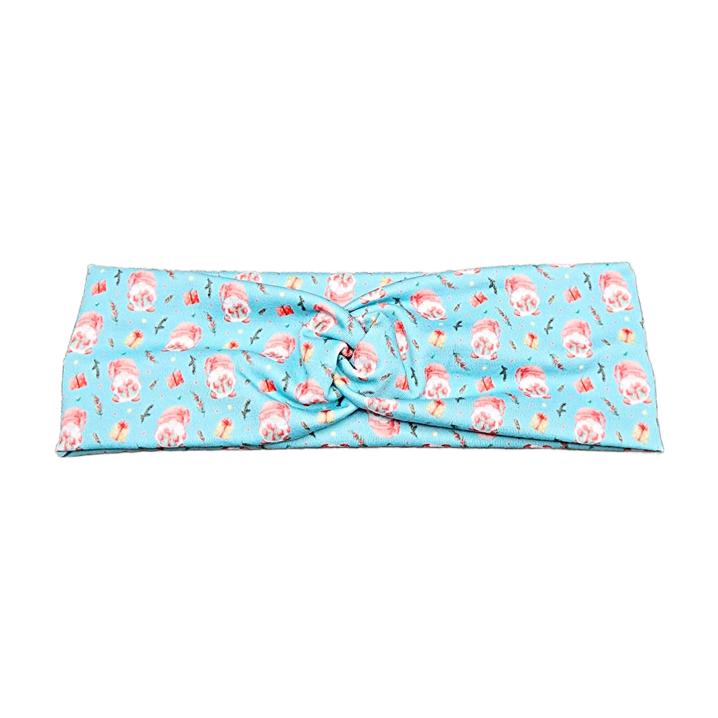 Blue Christmas Gnome Headband