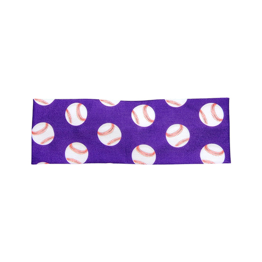 Royal Purple Baseball Headband