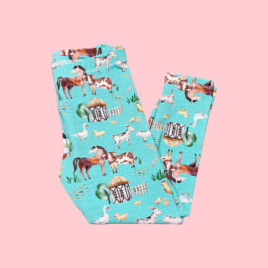 12m Farm Animal Leggings, Ready to Ship