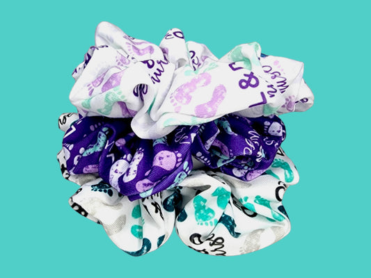 L & D Nurse Baby Feet Hair Tie for Women