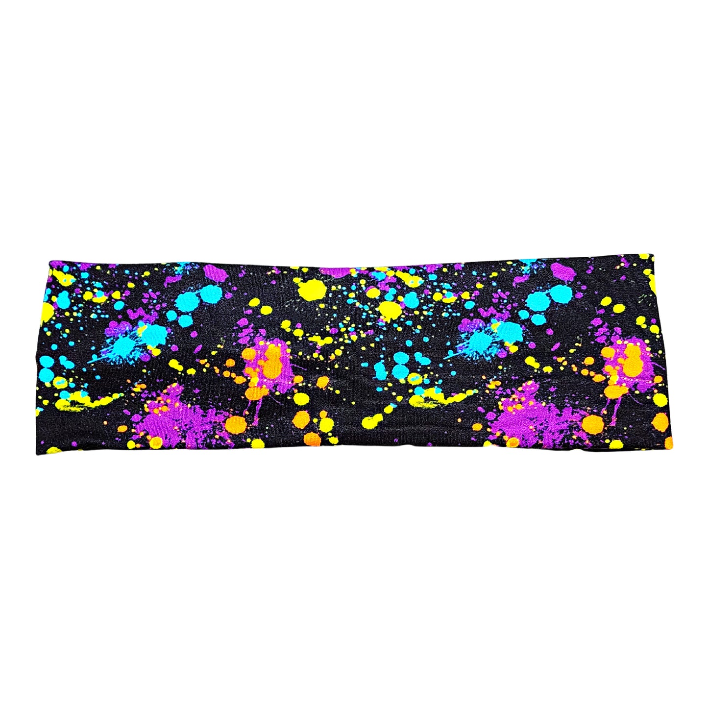 Retro Paint Splatter Headbands