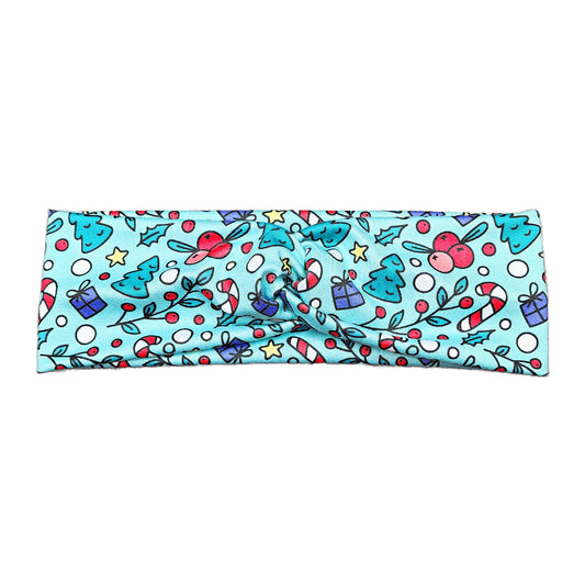 Blue Christmas Headband