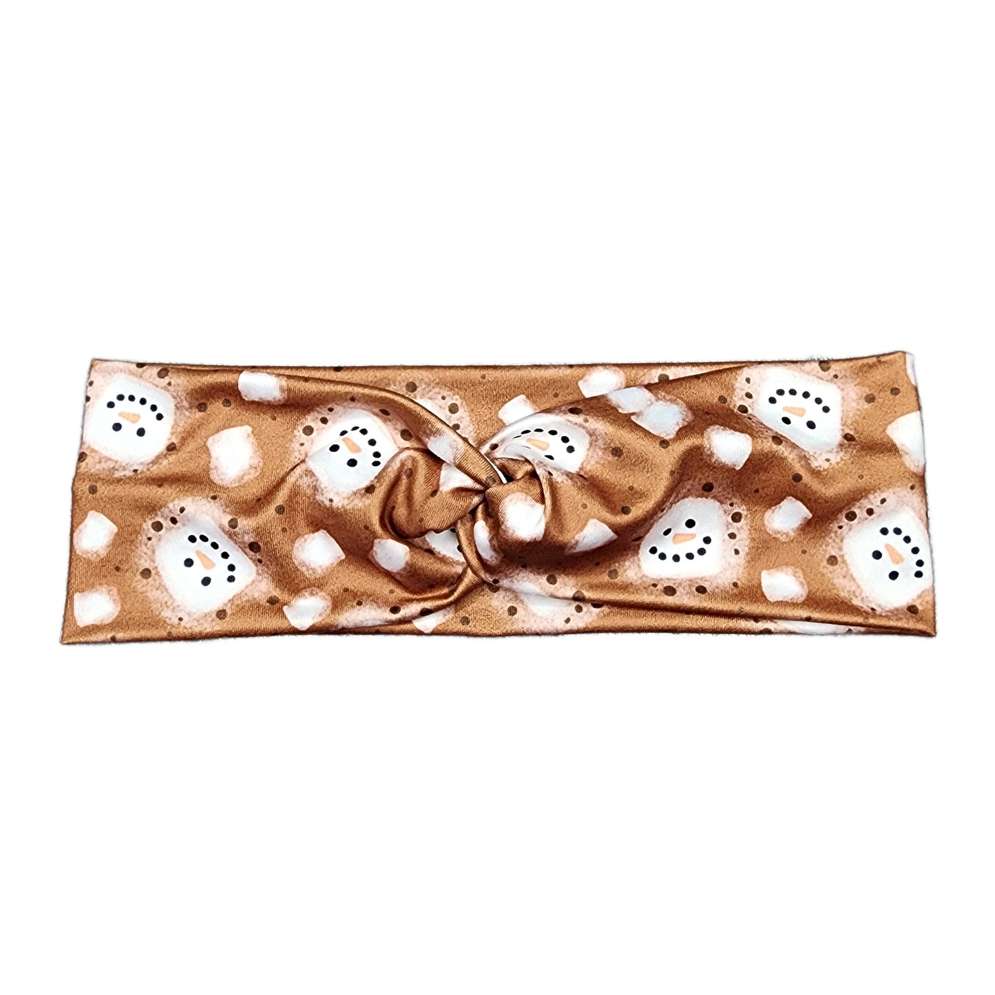 Snowman Marshmallow Cocoa Headband, Super Soft Collection