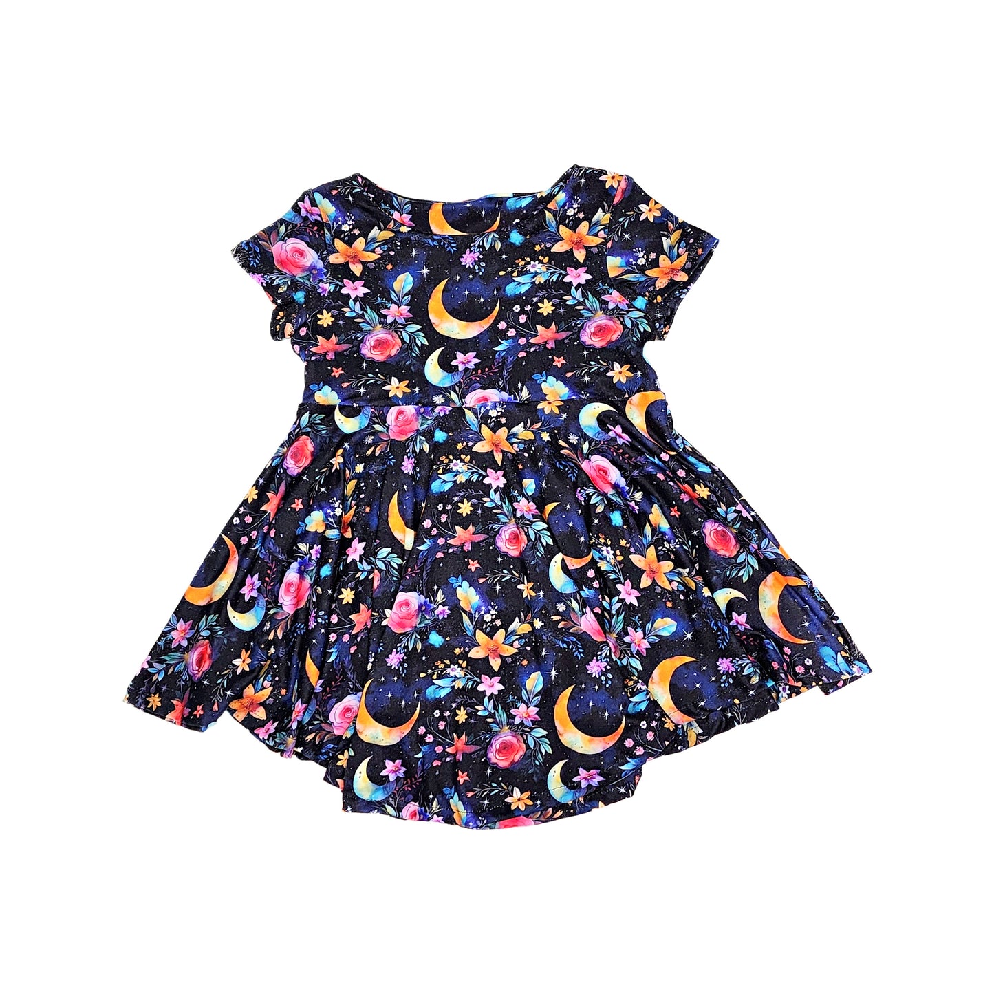 Celestial Moon Dress for Girls