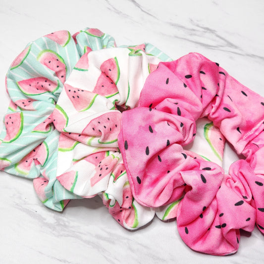 Watermelon Scrunchie