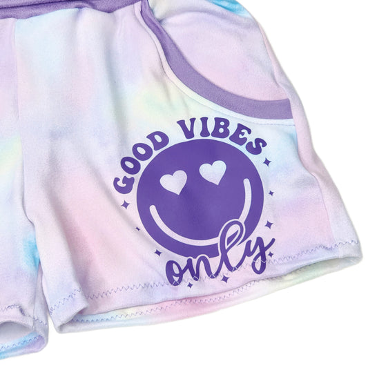 Good Vibes Only Yoga Shorts