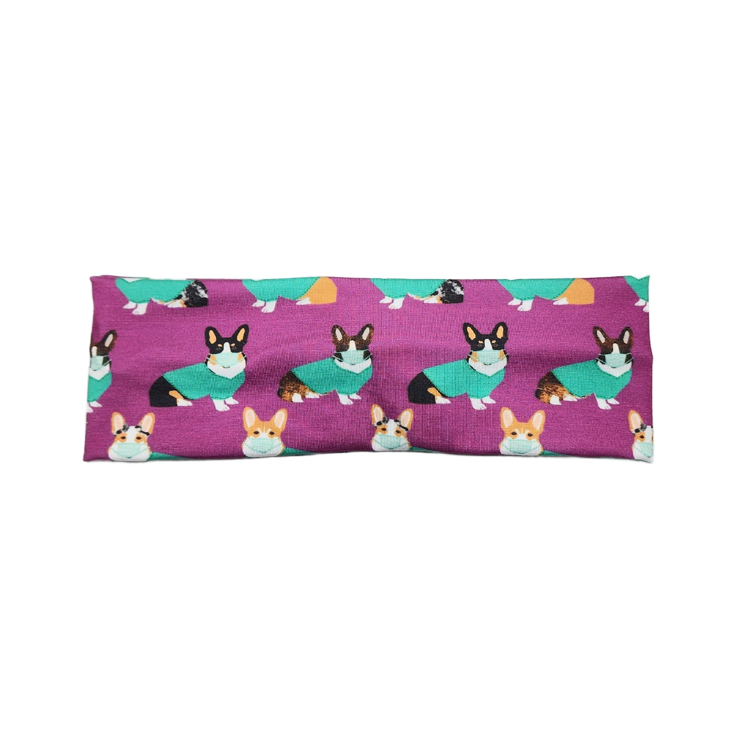 Corgi Dogs in Scrubs Headband for Women
