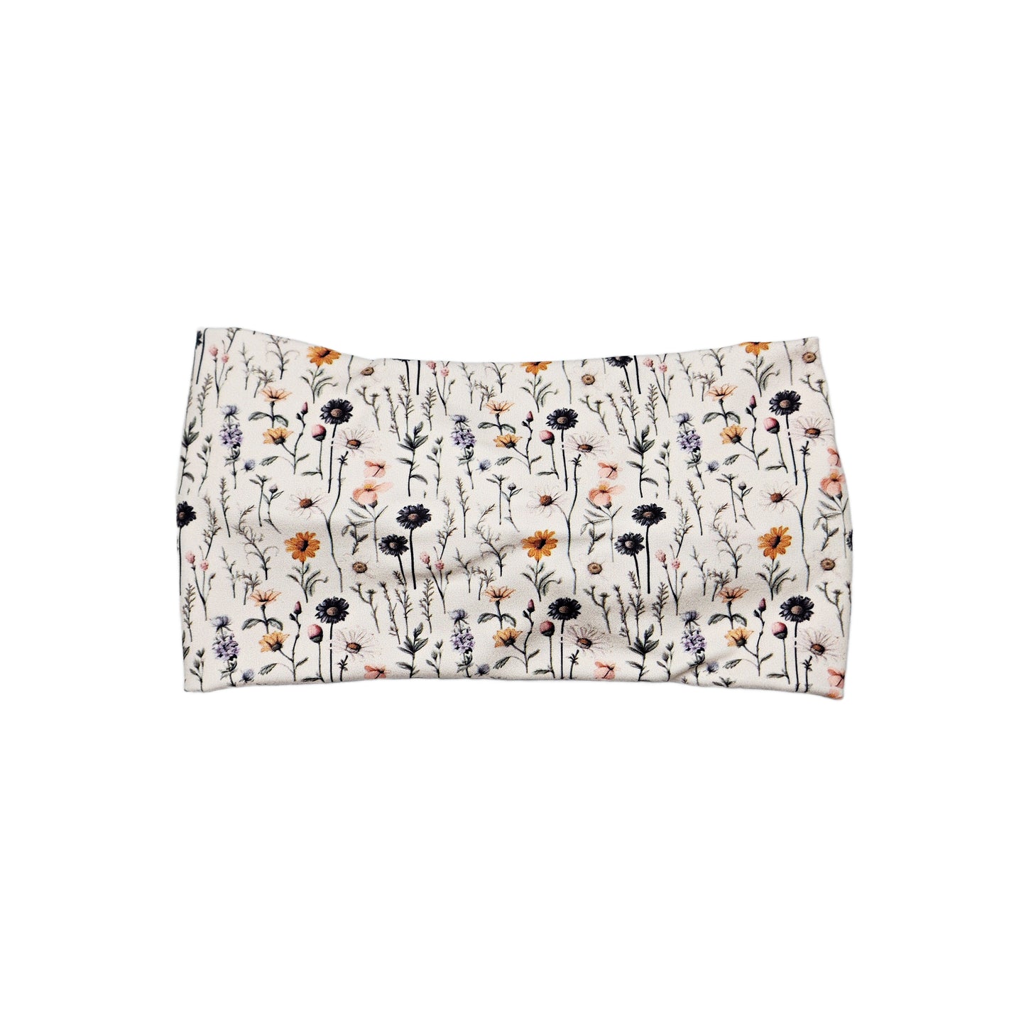 Beige Wildflower Headband
