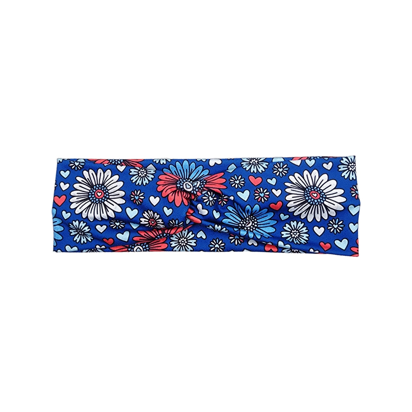 Patriotic Floral Headband