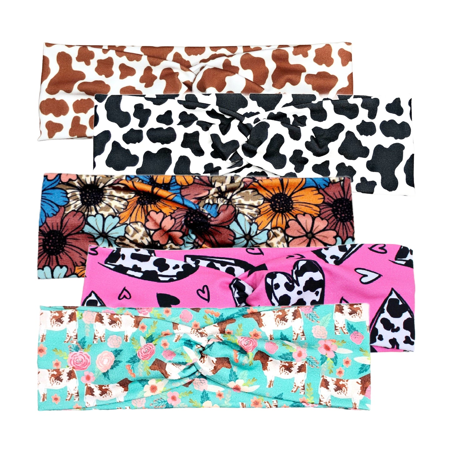 Cow Print Headband