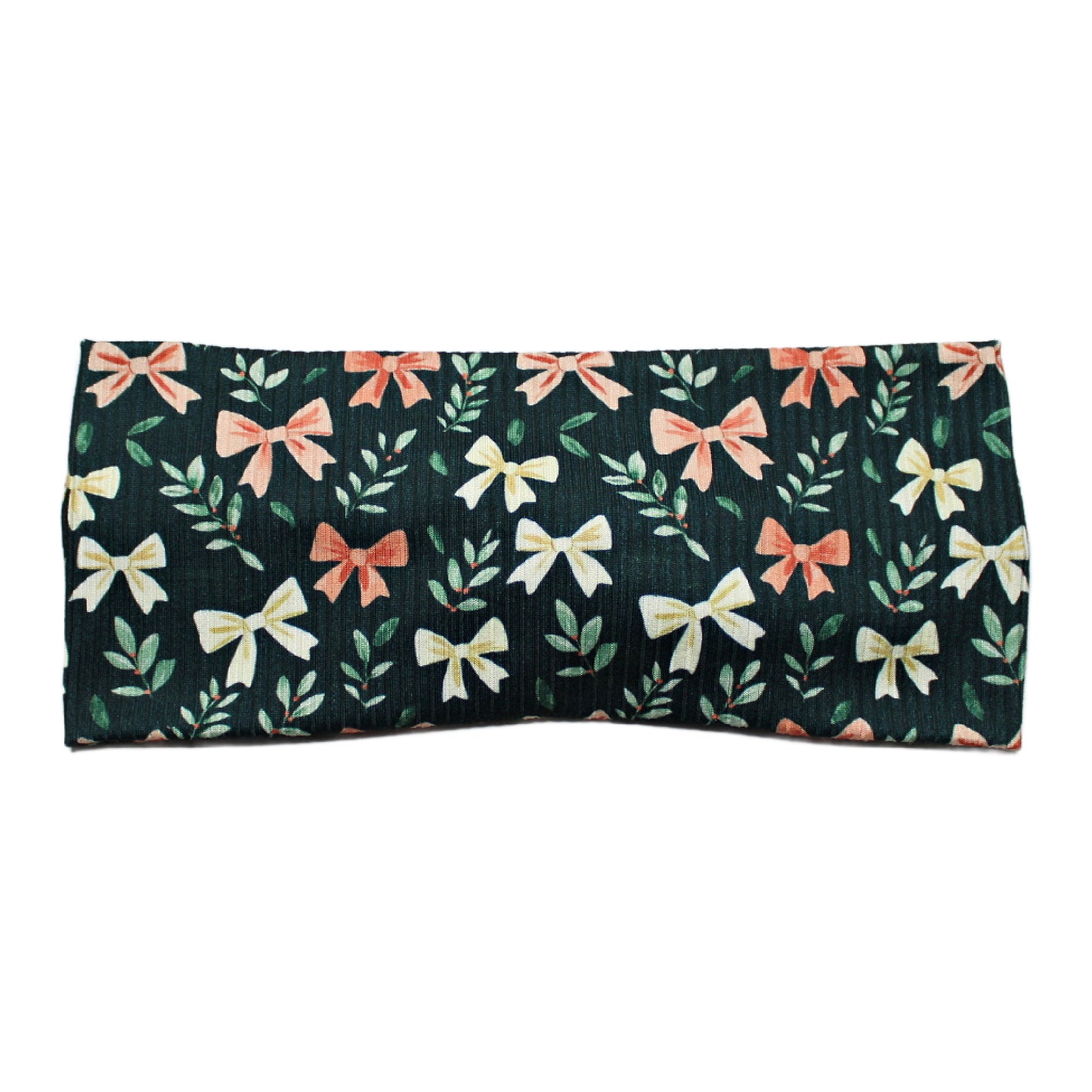 Christmas Twist Fabric Headbands: Pink Candy Canes or Preppy Bows