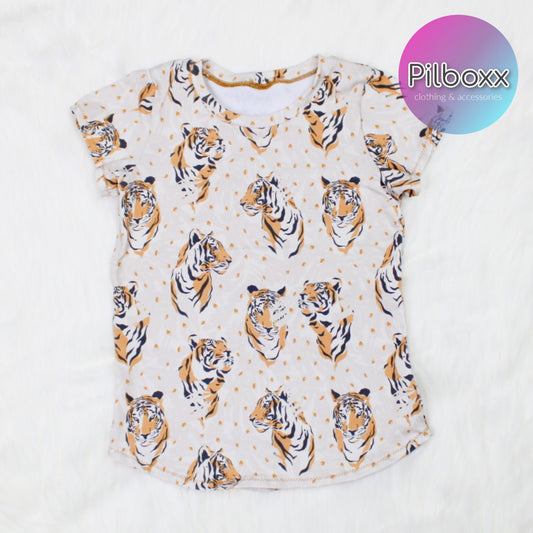 Tiger Head Shirt for Girls