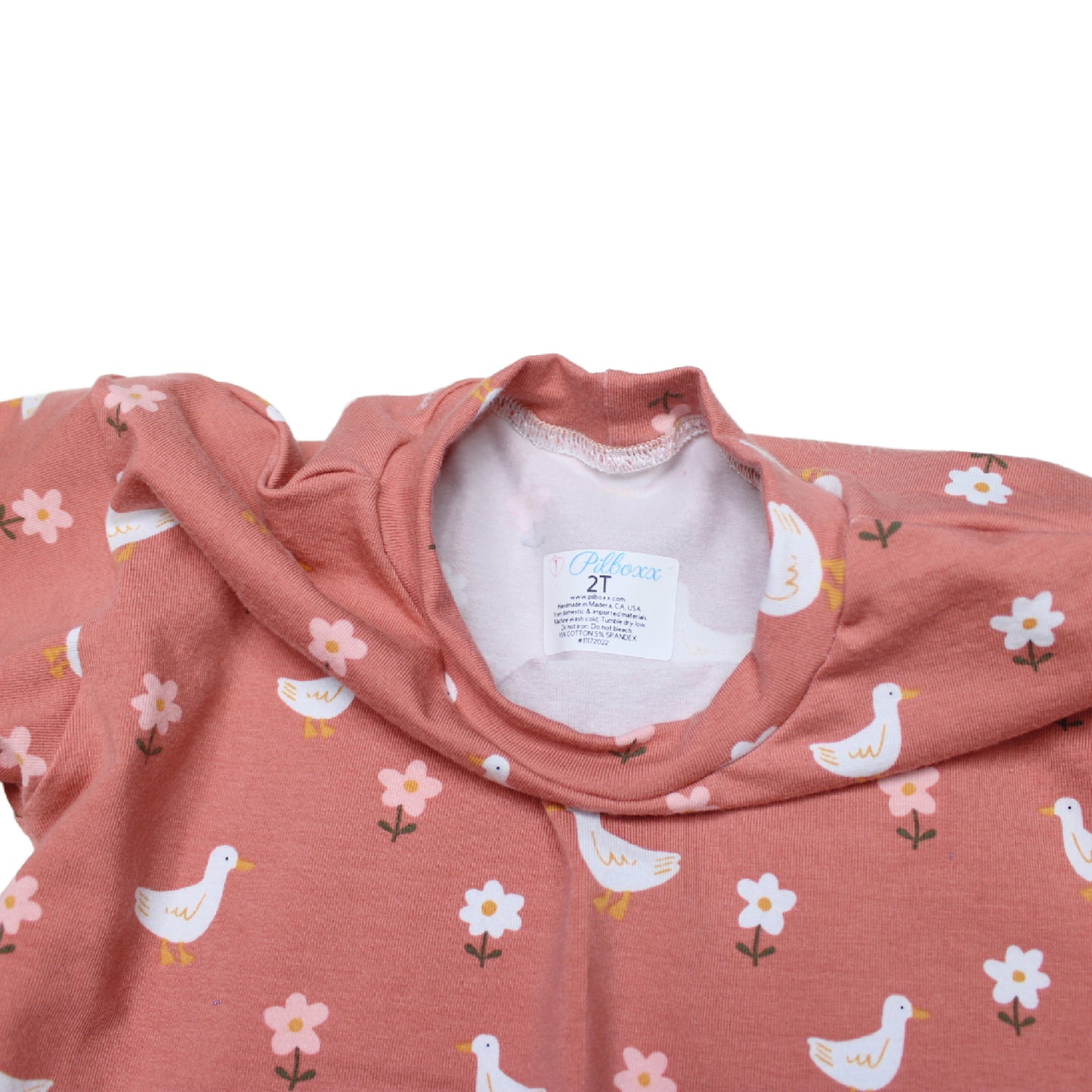 Oversized Toddler Girl Goose Shirt