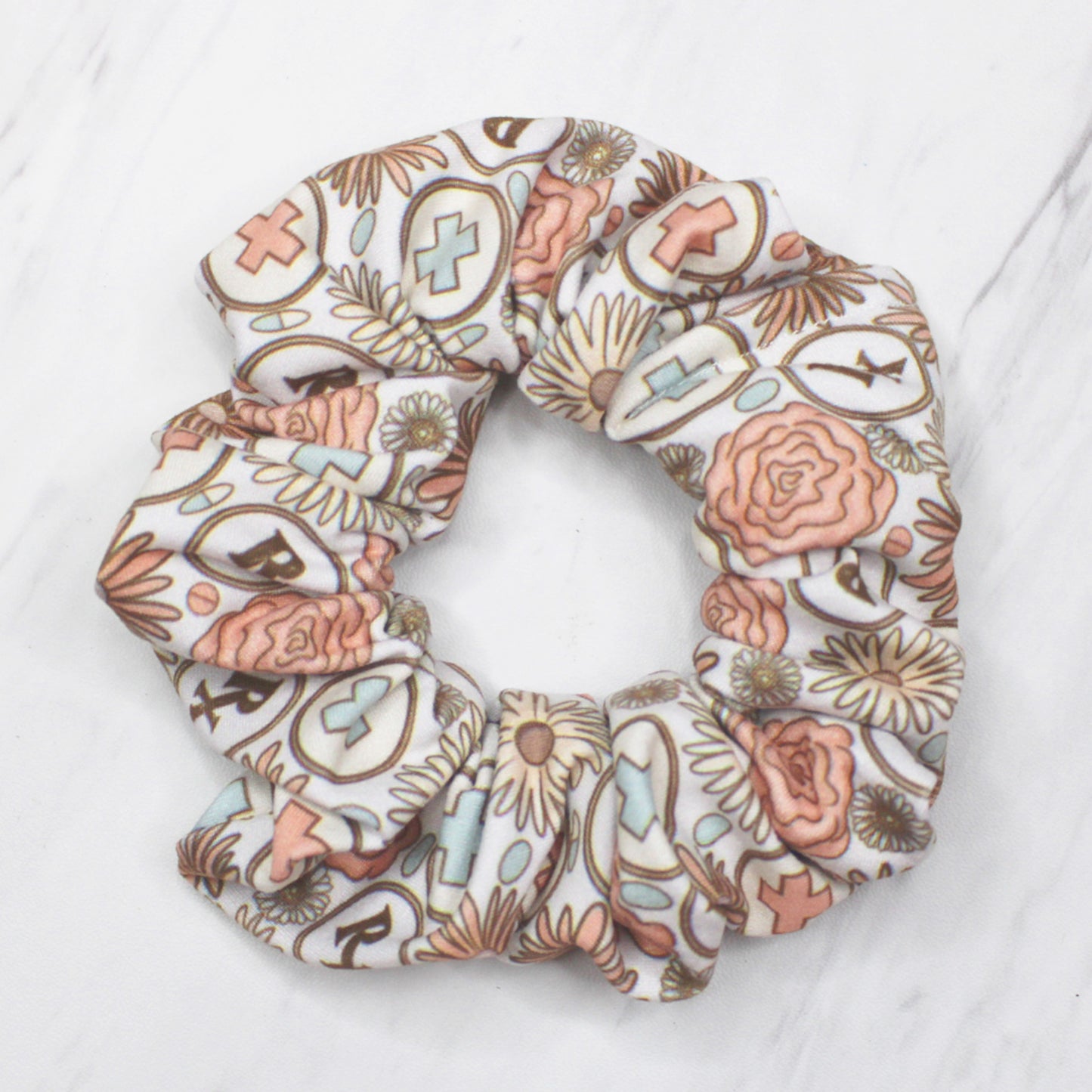 Wide Retro Pharmacist Print Headband for Women, Super Soft Collection