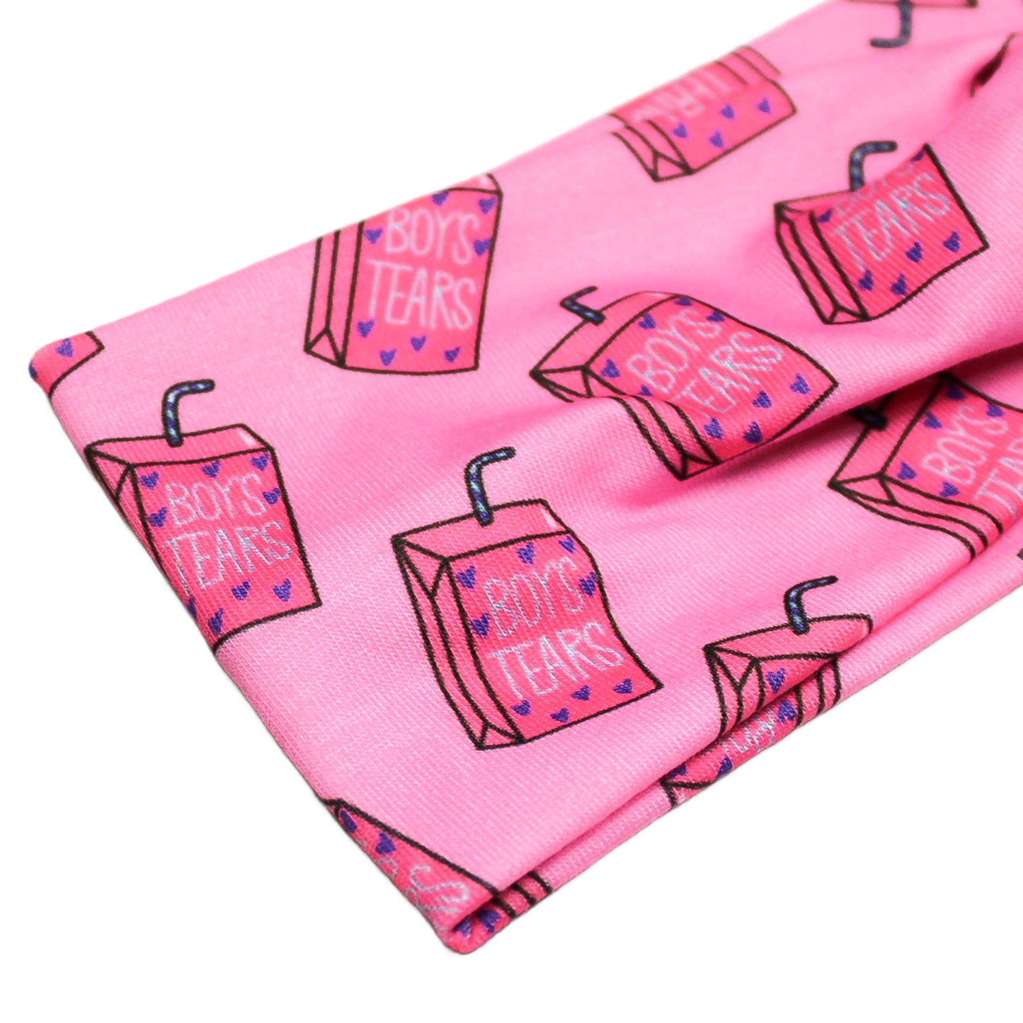 Funny Juice Box Print Headband for Women, Boys Tears
