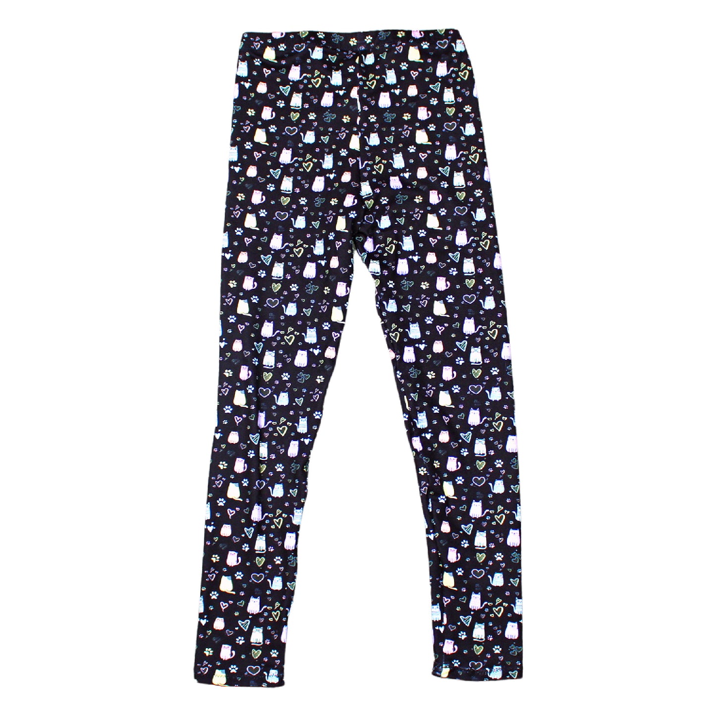 Pastel Cat Leggings for Girls, TAT 2 weeks