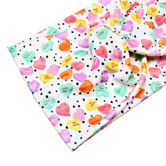 Wide Candy Heart Valentine's Day Headband