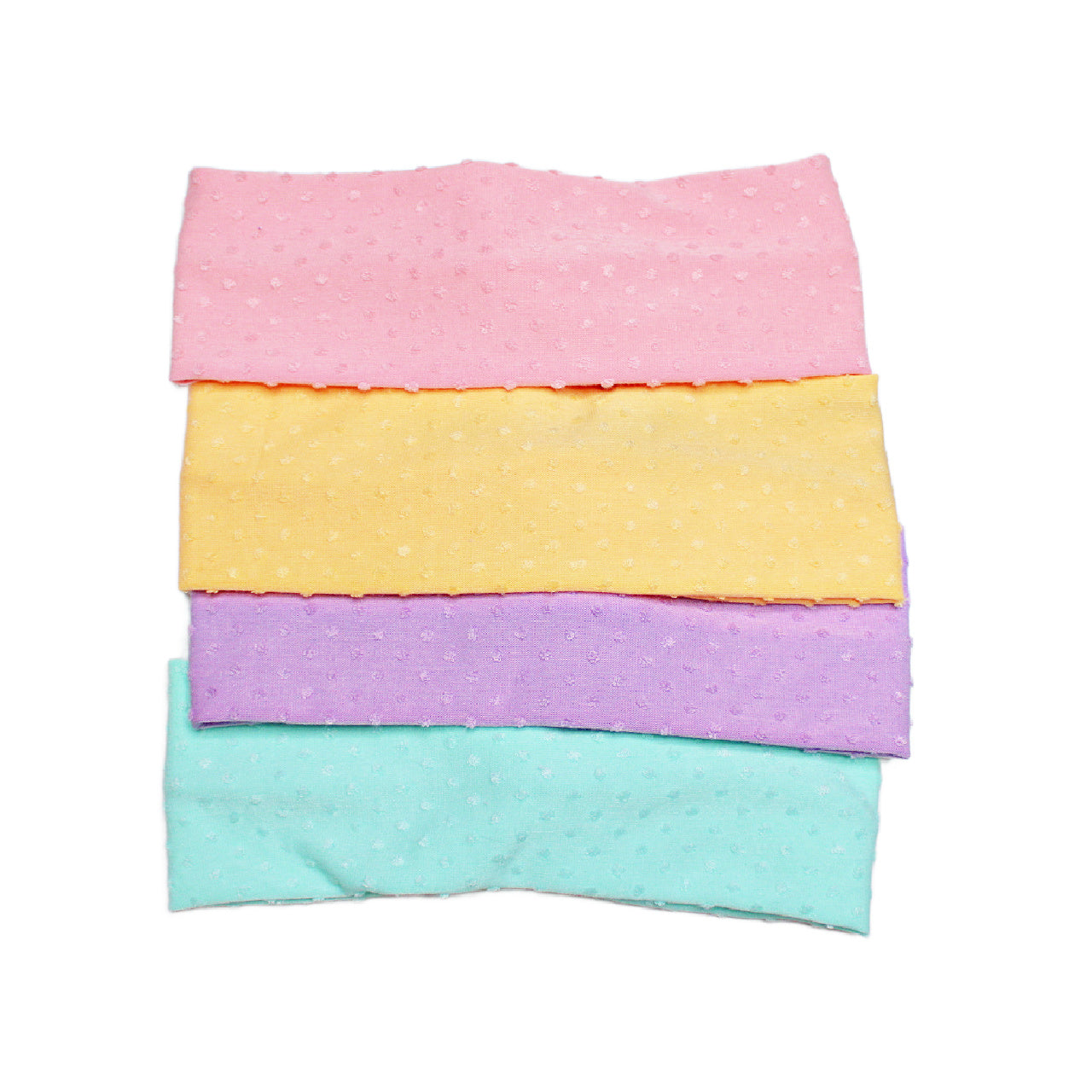 Swiss Dot Headband, Pastel Solids