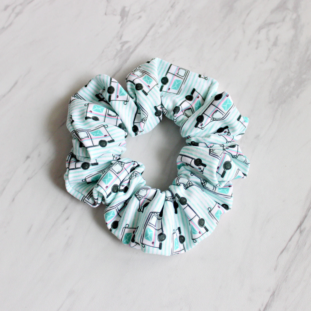 Mail Truck Scrunchie
