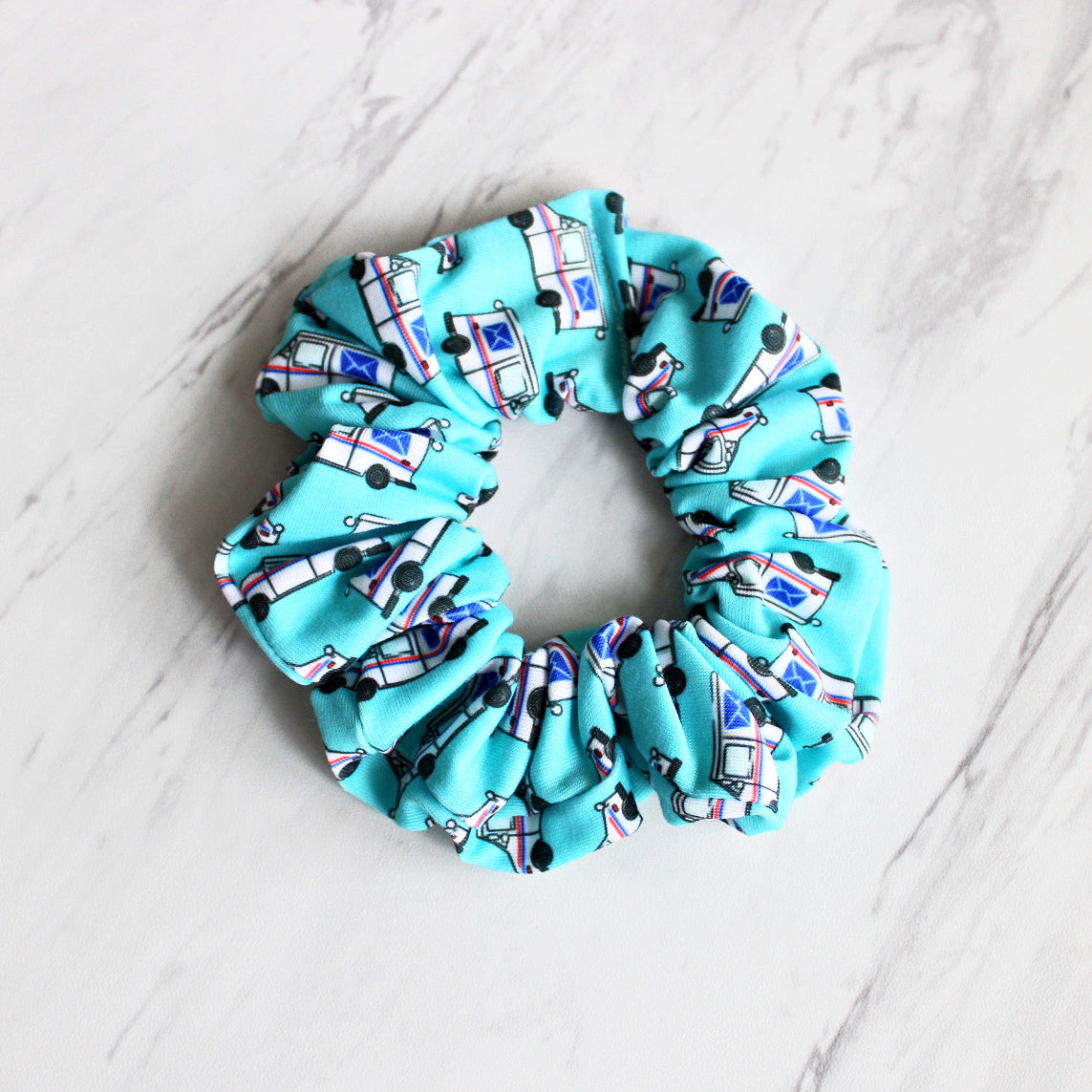 Mail Truck Scrunchie