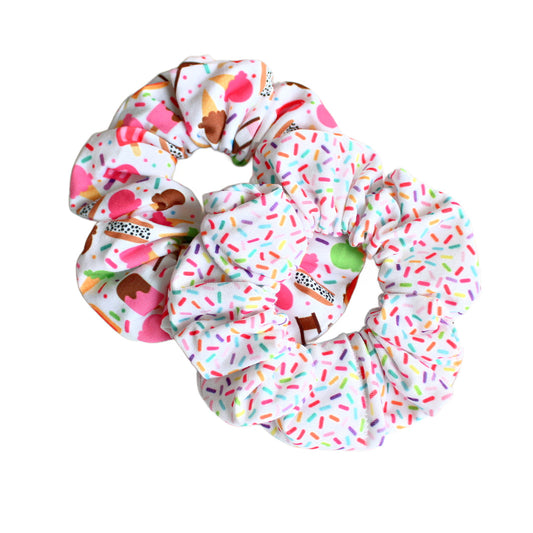 Ice Cream Sprinkle Scrunchie