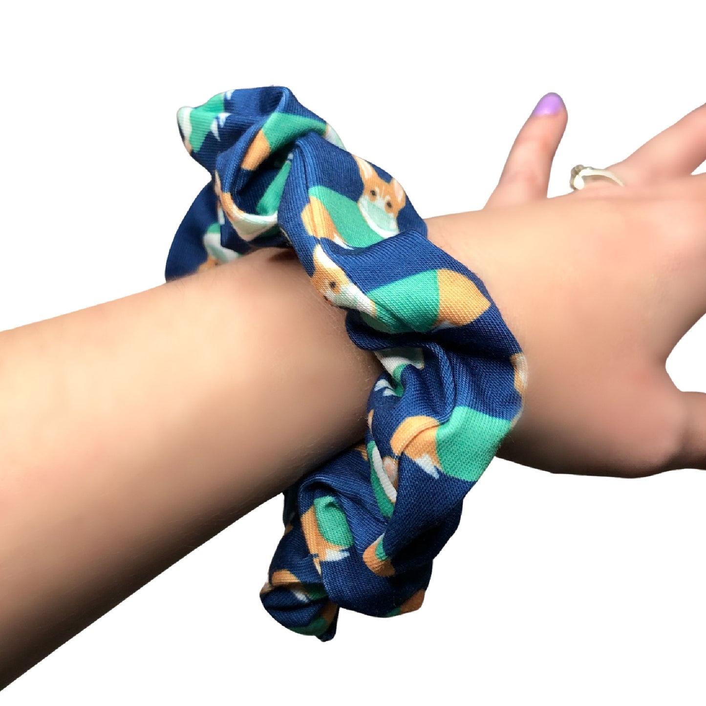 Corgi Dogs in Scrubs Hair Ties for Women