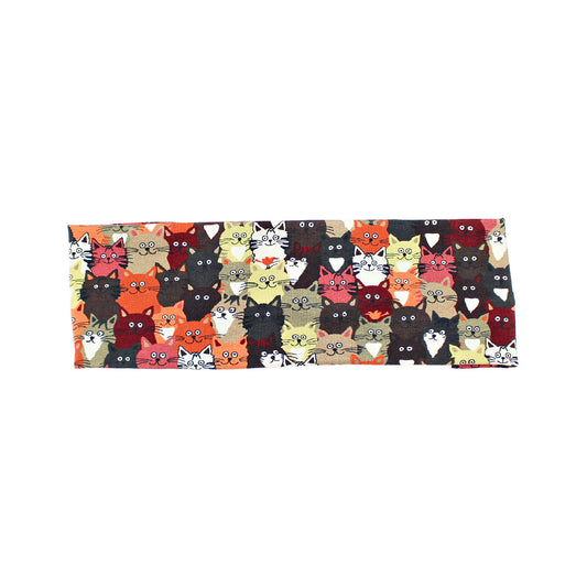 Brown Silly Cat Stack Headband