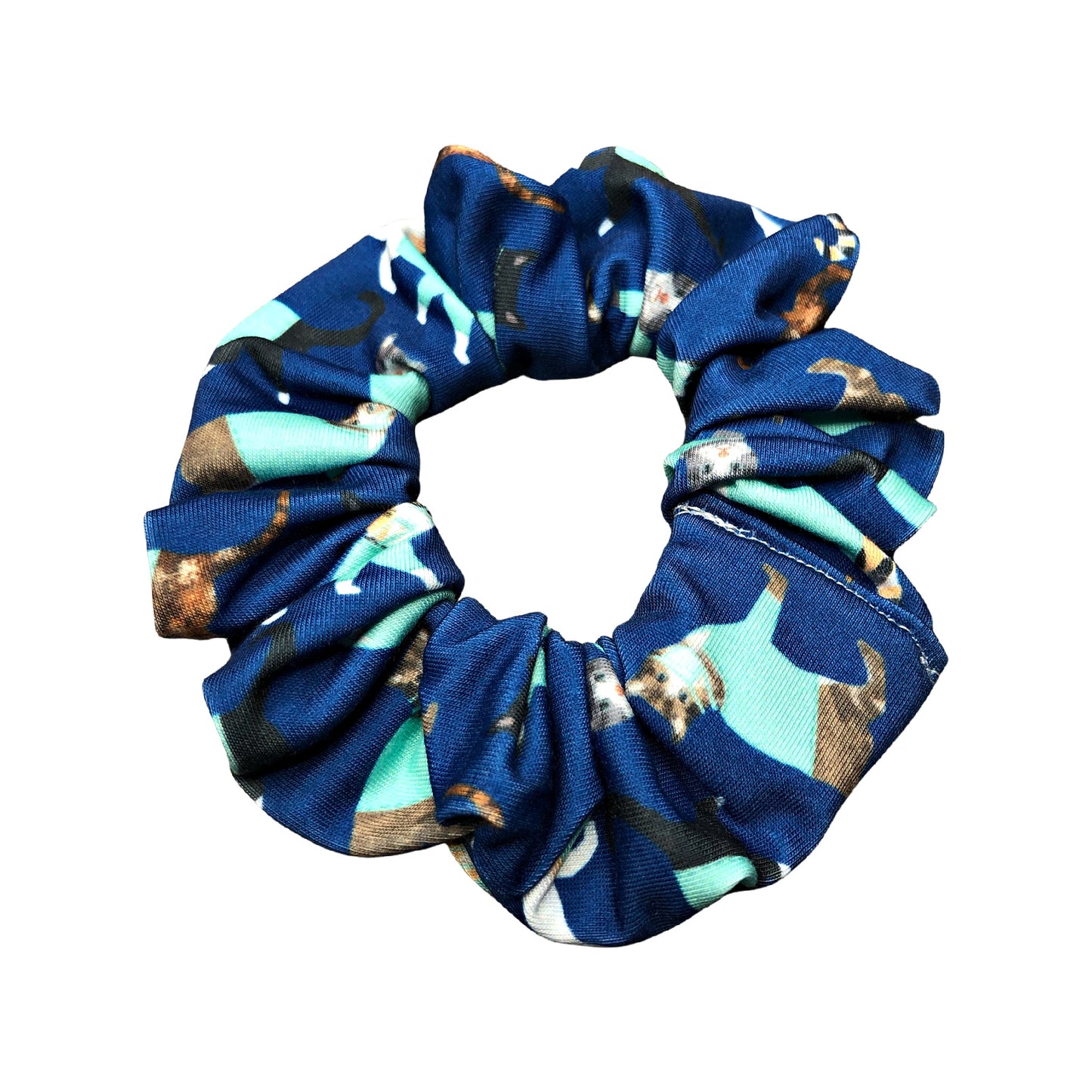 Cats in Scrubs Print Hair Tie for Women