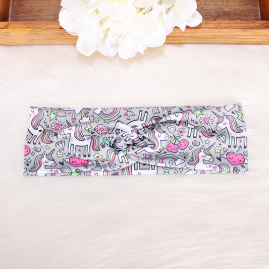 Retro Doodle Unicorn Headband