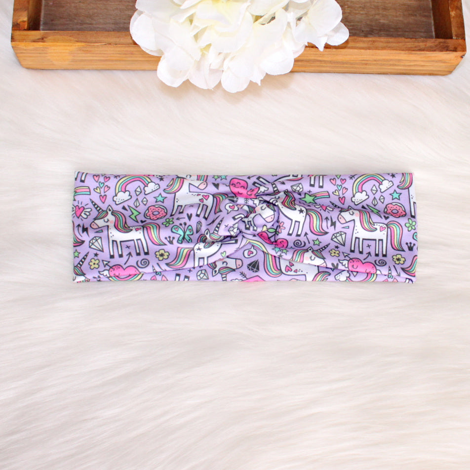 Retro Unicorn Headband