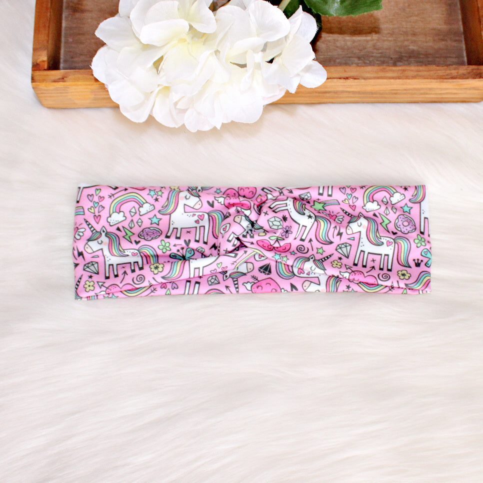Retro Unicorn Headband