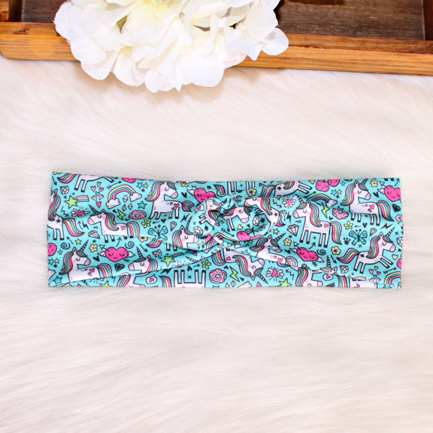 Retro Unicorn Headband