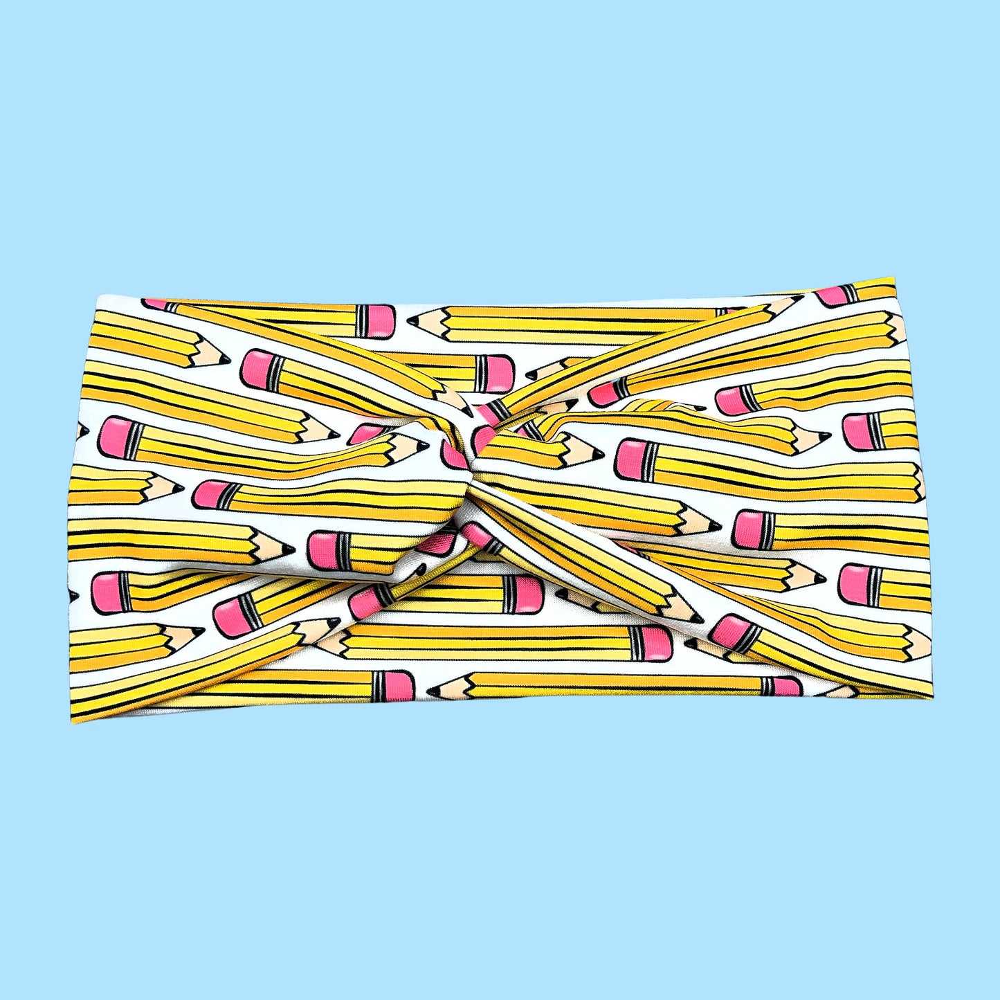 White Pencil Teacher Headband for Women