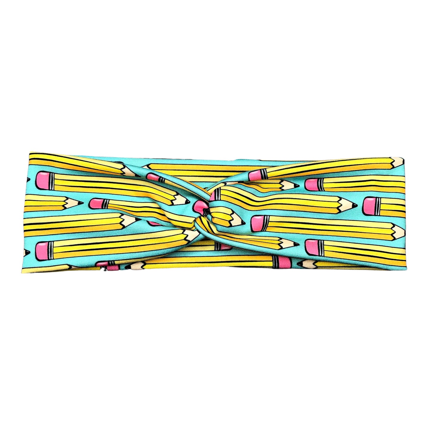 Wide Turquoise Pencil Headband for Women