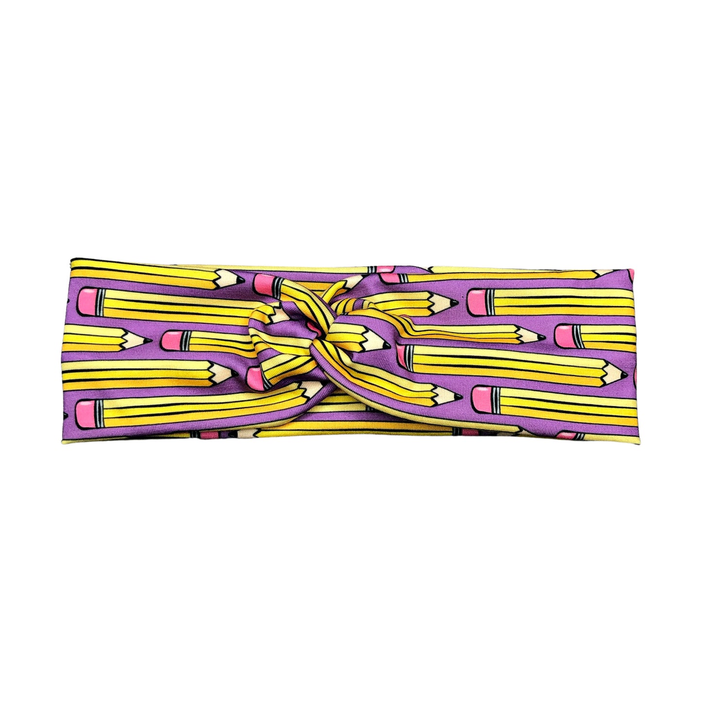 Wide Purple Pencil Headband for Women