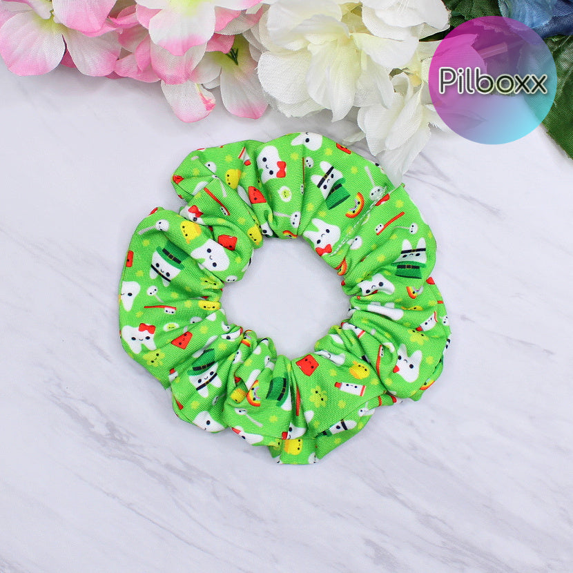 St Patrick's Day Dental Tooth Scrunchie