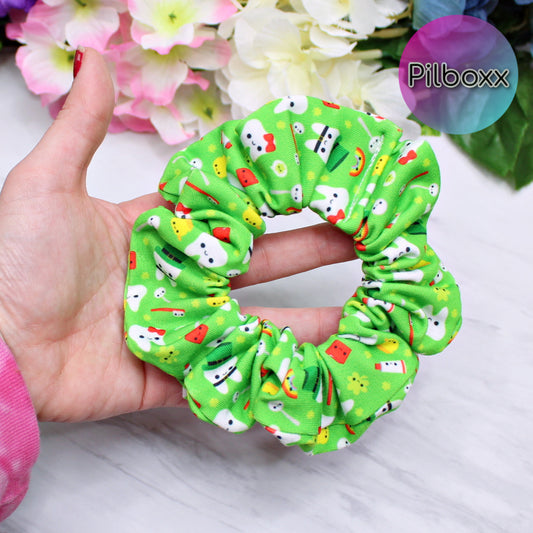 St Patrick's Day Dental Tooth Scrunchie