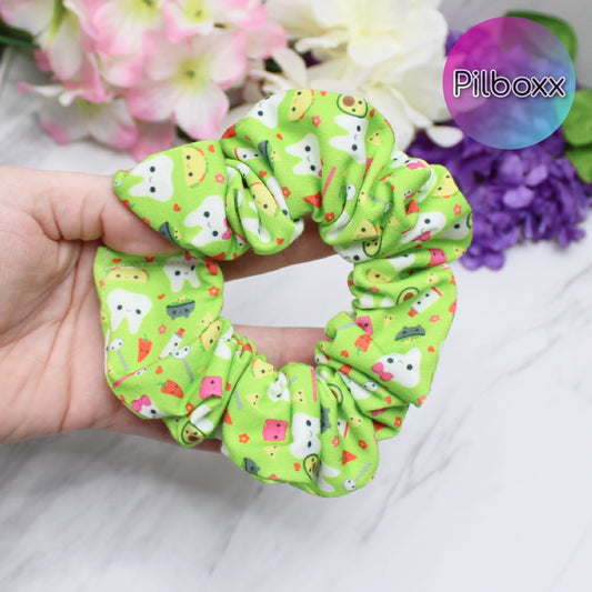 Taco Teeth Dental Tooth Scrunchie
